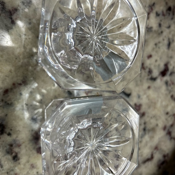 Mikasa Edinburgh Crystal Candle Stick Holders Set of 2 - Picture 3 of 9